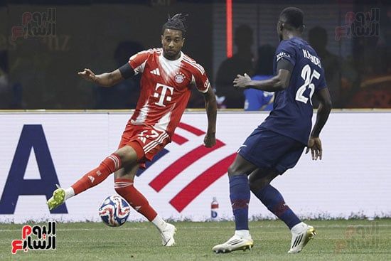 مايكل أوليس خلال المباراة مايكل أوليس خلال المباراة