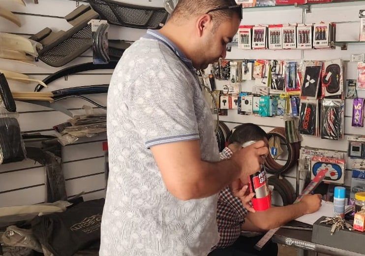 حملات تموينية على المحال التجارية حملات تموينية على المحال التجارية