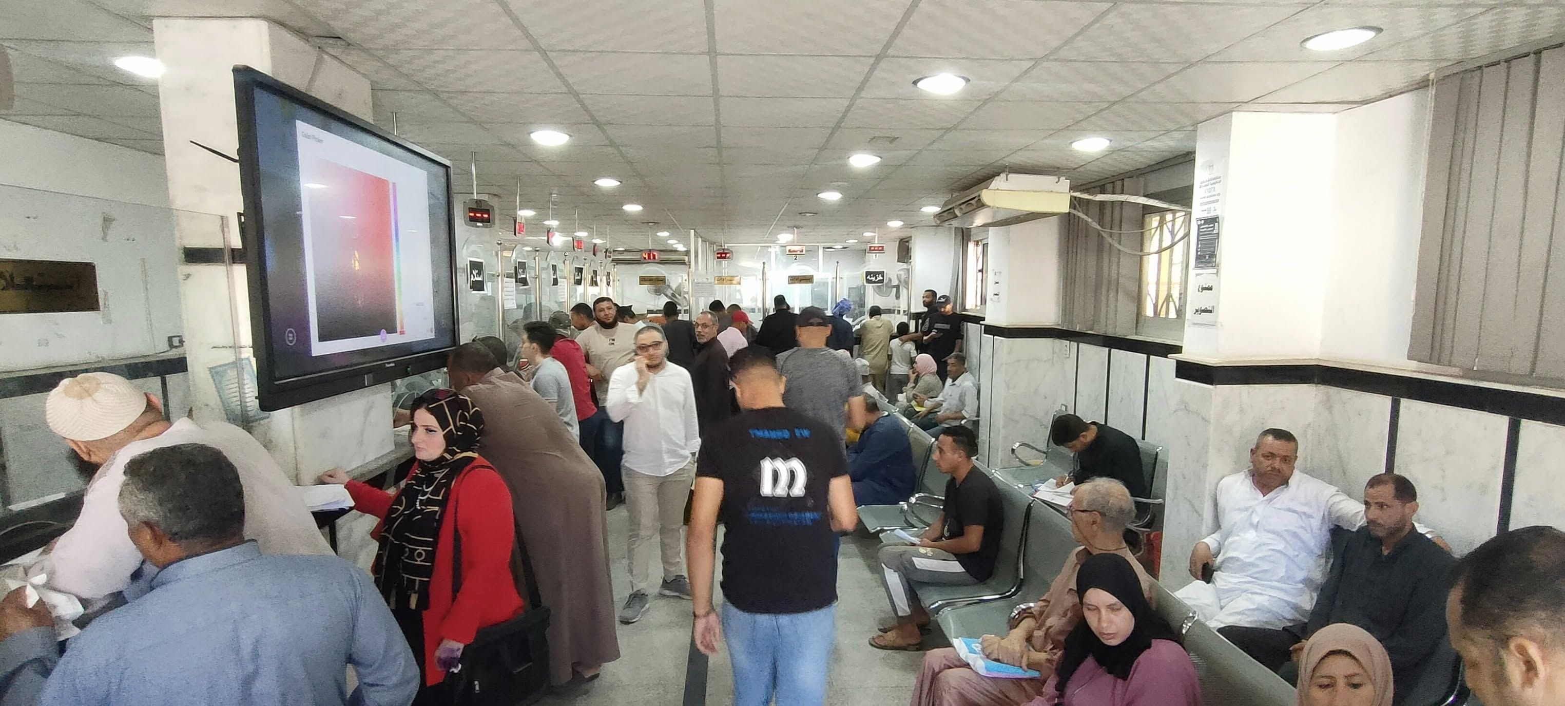 زحام بالمركز التكنولوجي بكفر الشيخ زحام بالمركز التكنولوجي بكفر الشيخ