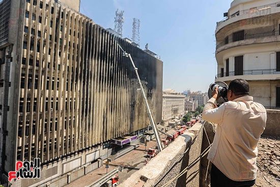 سنترال رمسيس في مراحل الاطفاء الاخيرة (1) سنترال رمسيس في مراحل الاطفاء الاخيرة (1)