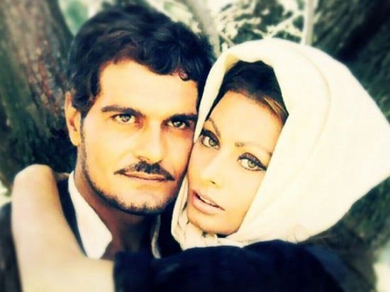 عمر الشريف وصوفيا لورين