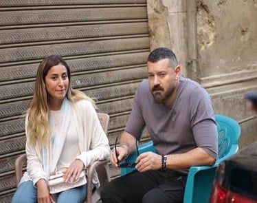 عمرو يوسف ودينا الشربيني من كواليس شقو عمرو يوسف ودينا الشربيني من كواليس شقو