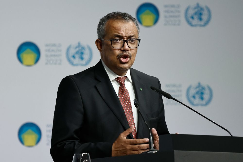 المدير العام لمنظمة الصحة العالمية تيدروس أدهانوم - د ب أ