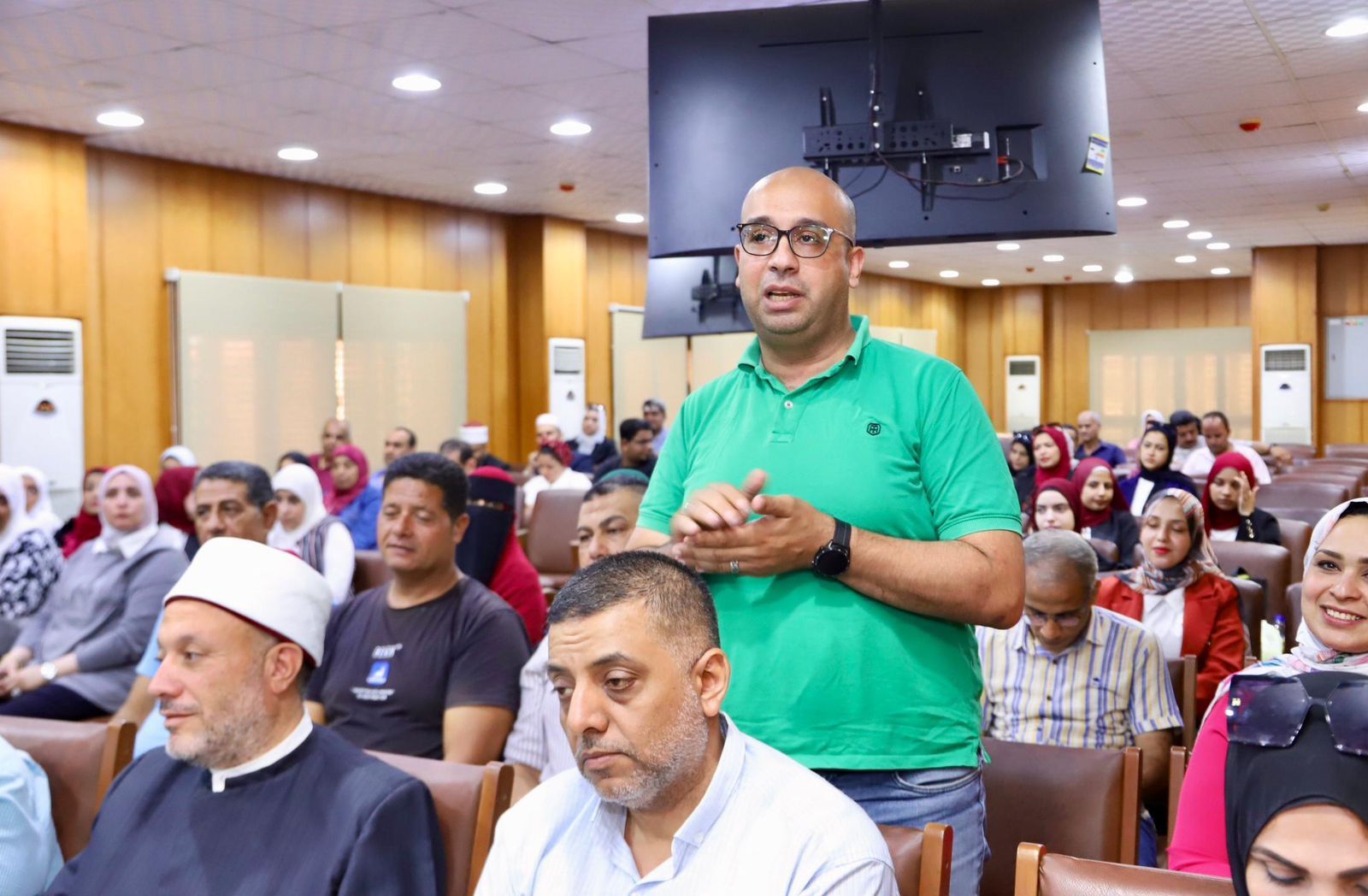جانب من فعاليات اللقاء بديوان محافظة دمياط جانب من فعاليات اللقاء بديوان محافظة دمياط