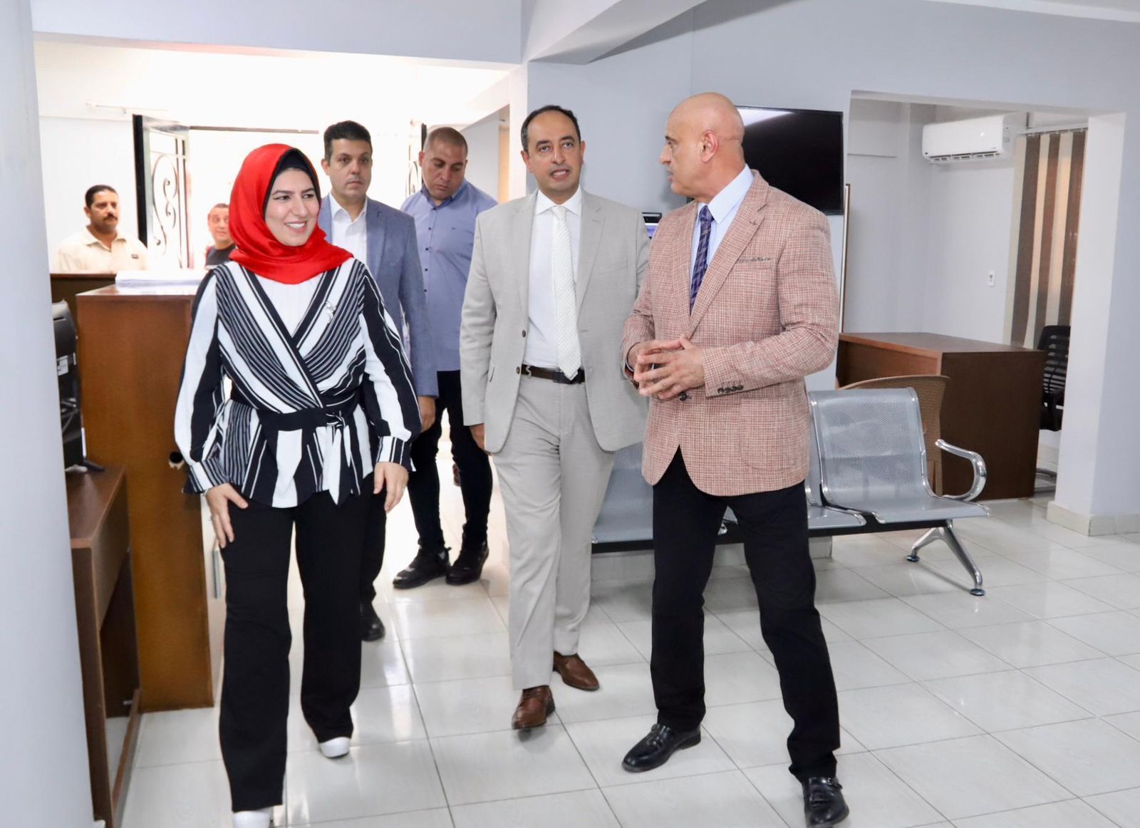 مدير صندوق مكافحة الإدمان والمهندسة شيماء الصديق خلال تفقد عيادات مركز العزيمة لعلاج الإدمان بدمياط مدير صندوق مكافحة الإدمان والمهندسة شيماء الصديق خلال تفقد عيادات مركز العزيمة لعلاج الإدمان بدمياط