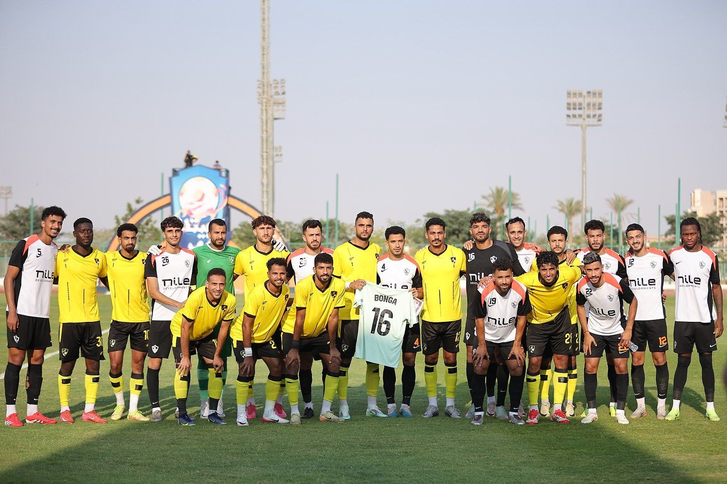 دعم لاعبى دجلة والزمالك للحارس بونجا دعم لاعبى دجلة والزمالك للحارس بونجا