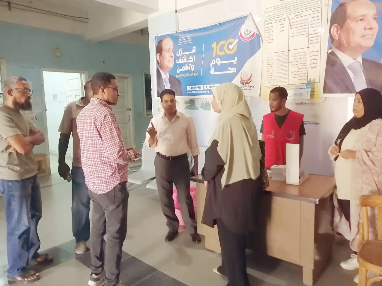 جولات على أعمال المبادرة الرئاسية 100 يوم صحة