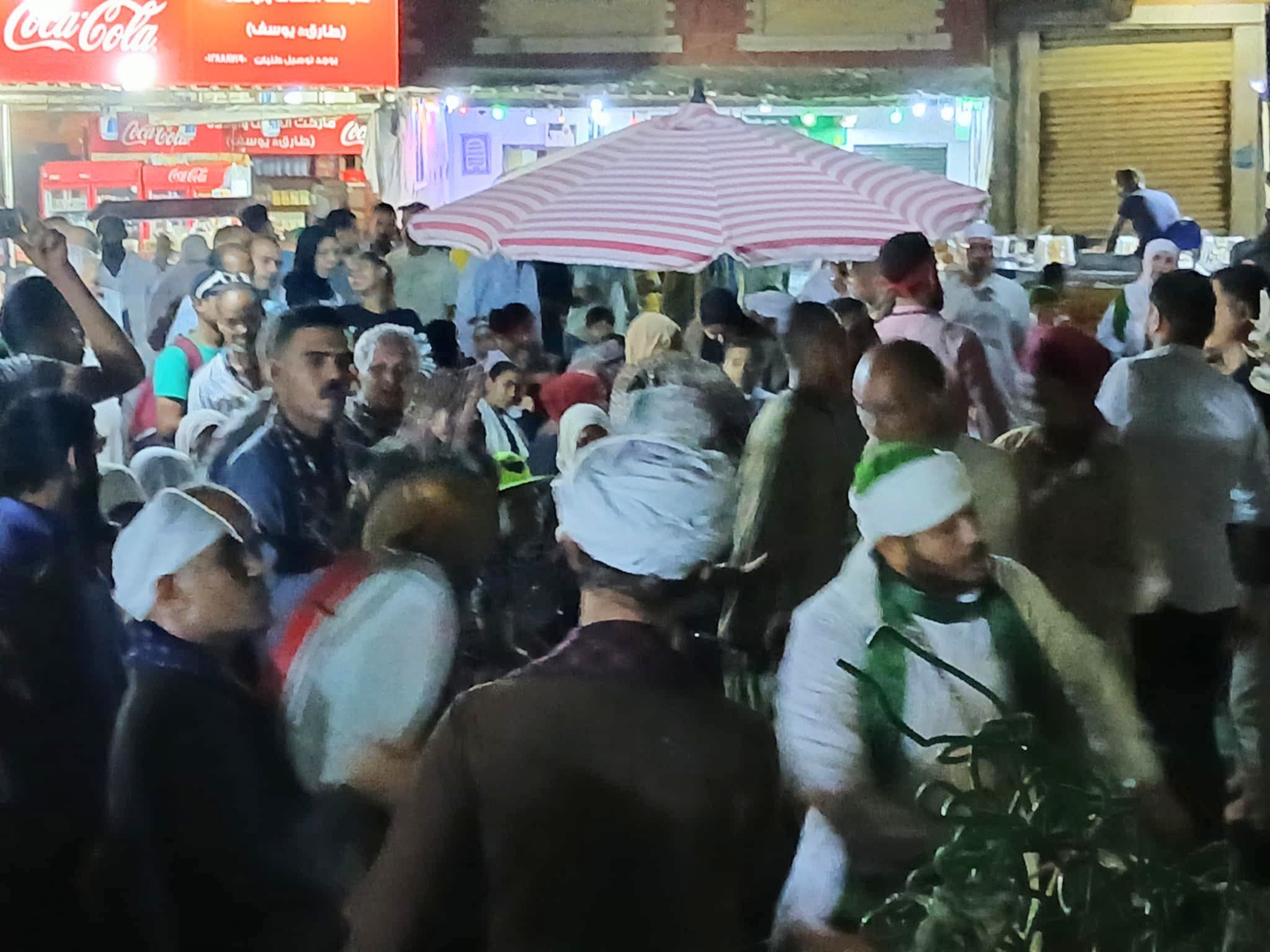 حلقات ذكر في الليلة الختامية المرسي ابو العباس بالإسكندرية