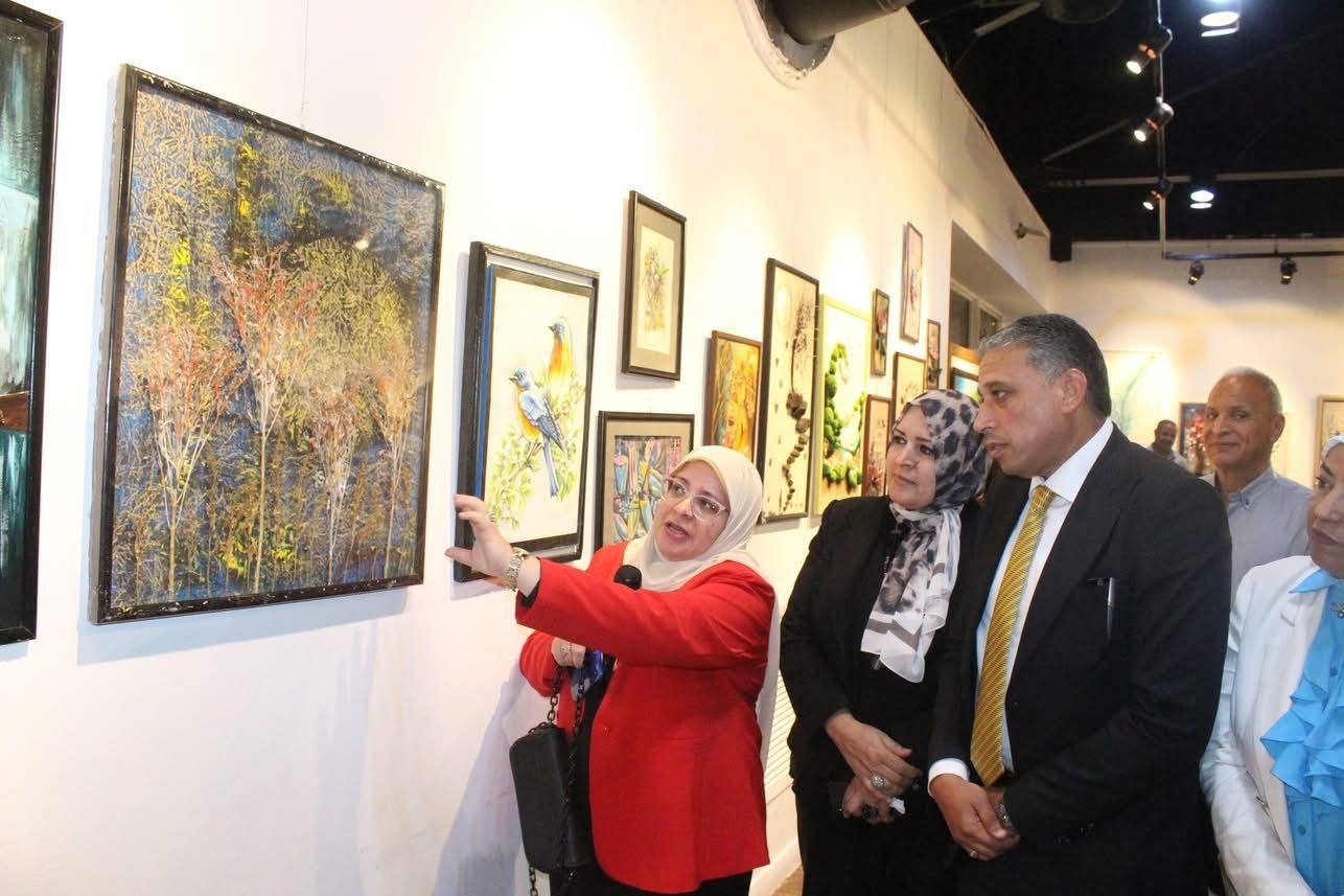 مديرية تعليم الجيزة تفتتح معرض معلمى التربية الفنية (1)