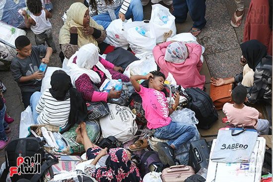 انطلاق قطار عودة السودانيين طواعية من محطة مصر إلى أسوان (2)