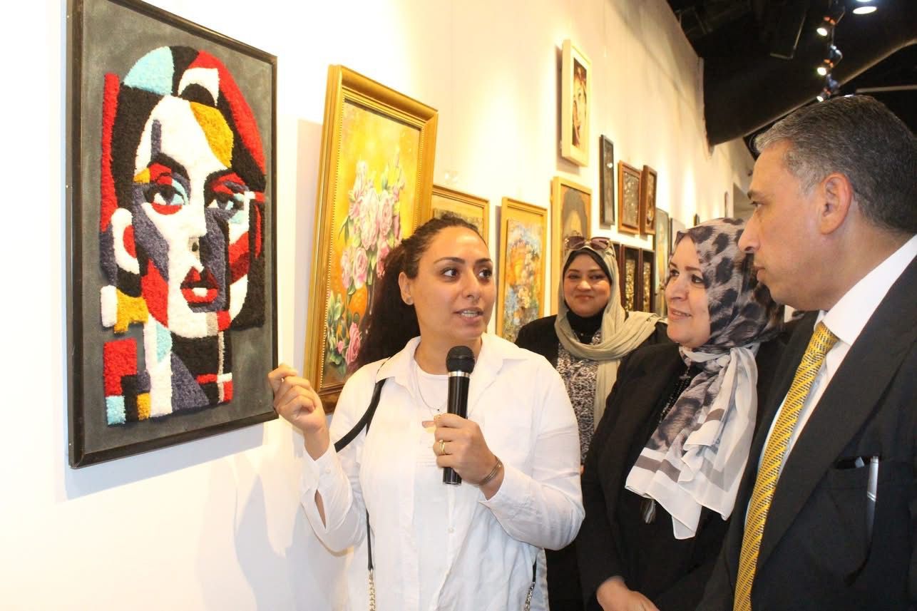 مديرية تعليم الجيزة تفتتح معرض معلمى التربية الفنية (8)