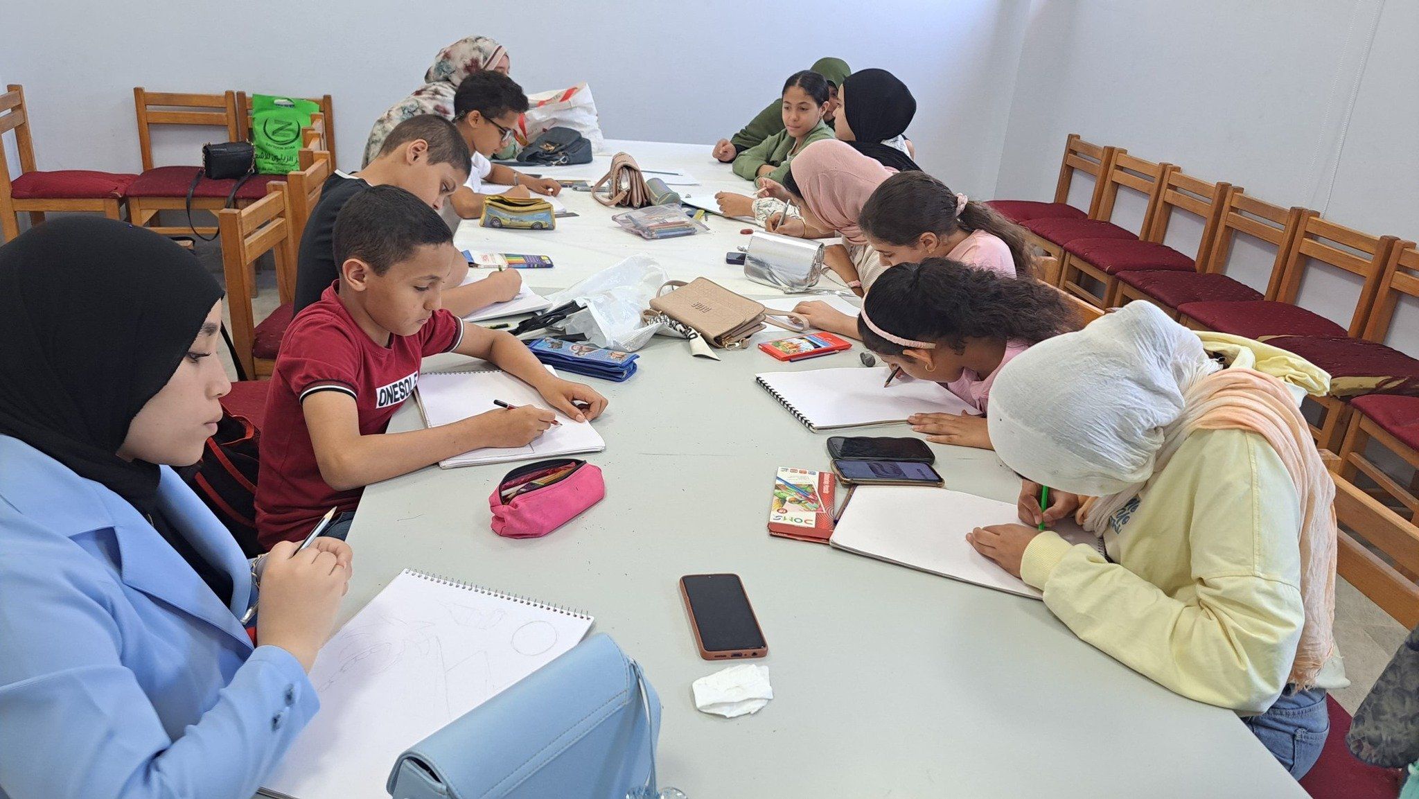 ورش فنية ينظمها متحف كفر الشيخ للأطفال