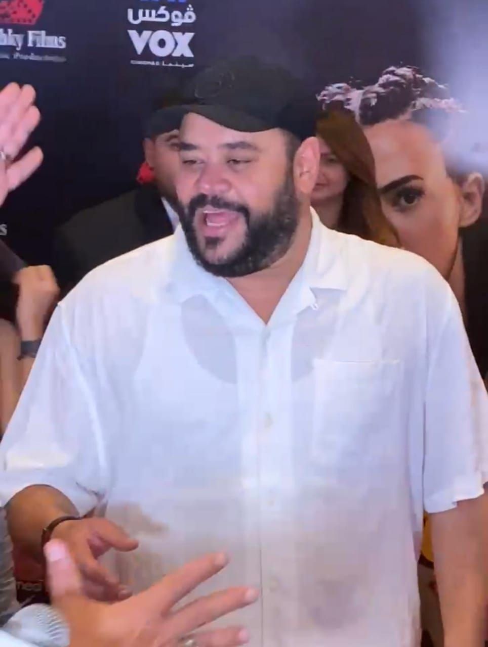 محمد ممدوح في العرض الخاص محمد ممدوح في العرض الخاص