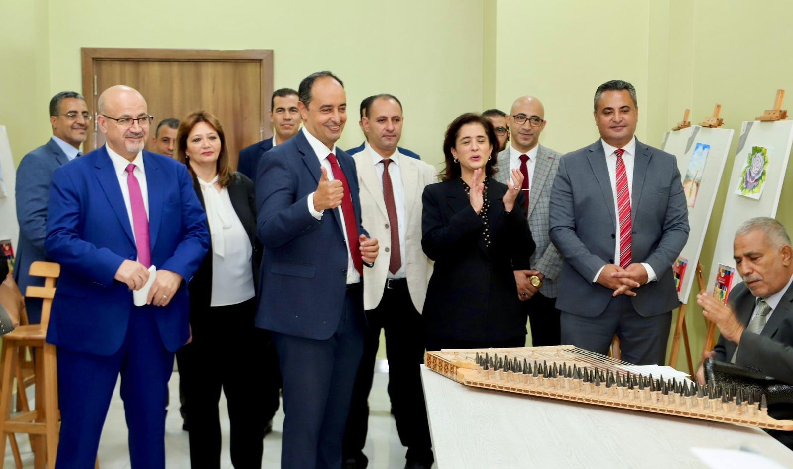 جانب من الزيارة لمركز امبابة لعلاج الإدمان جانب من الزيارة لمركز امبابة لعلاج الإدمان