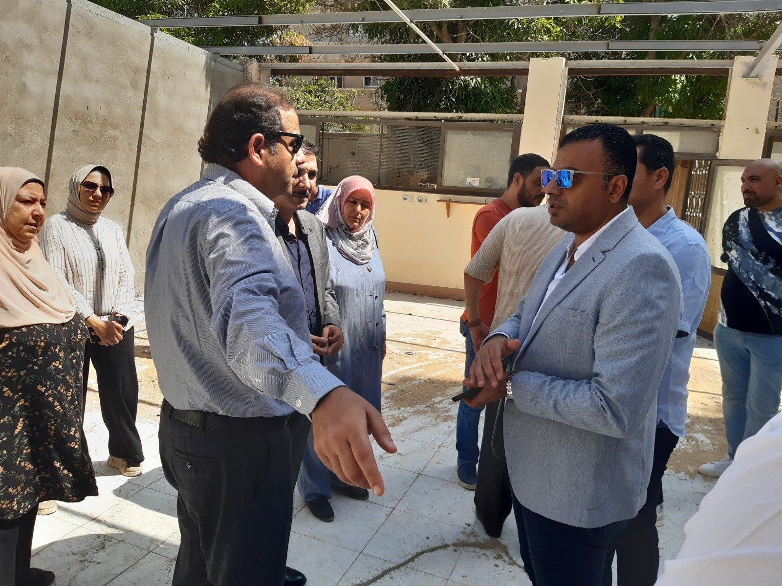 رئيس جامعة بورسعيد أثناء جولته بالمدن الجامعية رئيس جامعة بورسعيد أثناء جولته بالمدن الجامعية