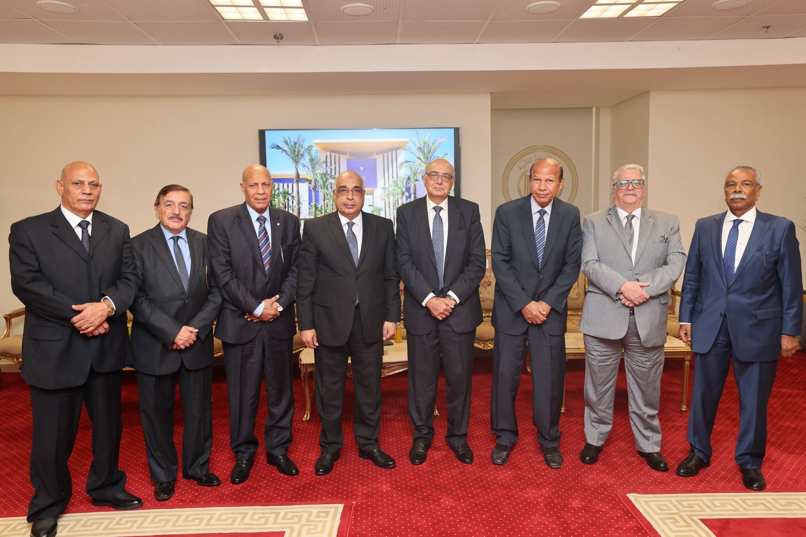 جانب من لقاء الوزير مع رؤساء محاكم الاسئتناف