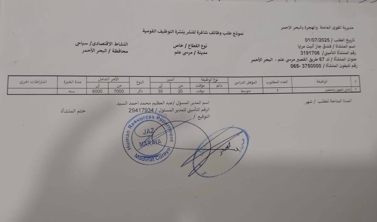 60 وظيفة شاغرة (8)