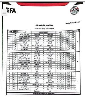 جدول مواعيد مباريات دورى الكرة النسائية (6) جدول مواعيد مباريات دورى الكرة النسائية (6)