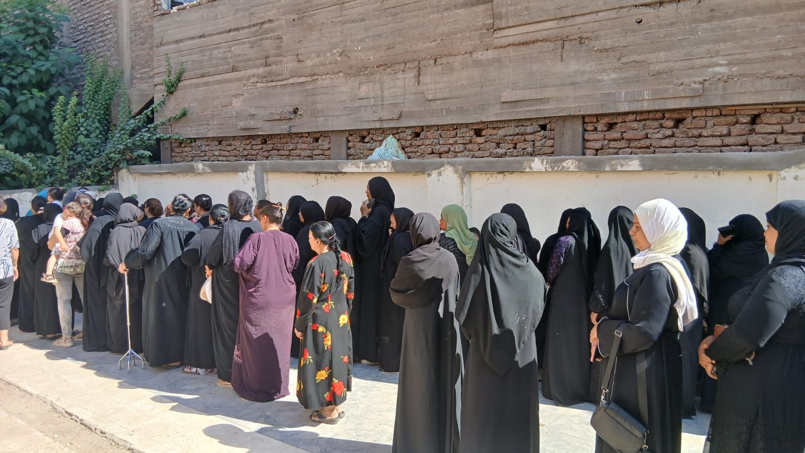 طوابير فى قنا طوابير فى قنا