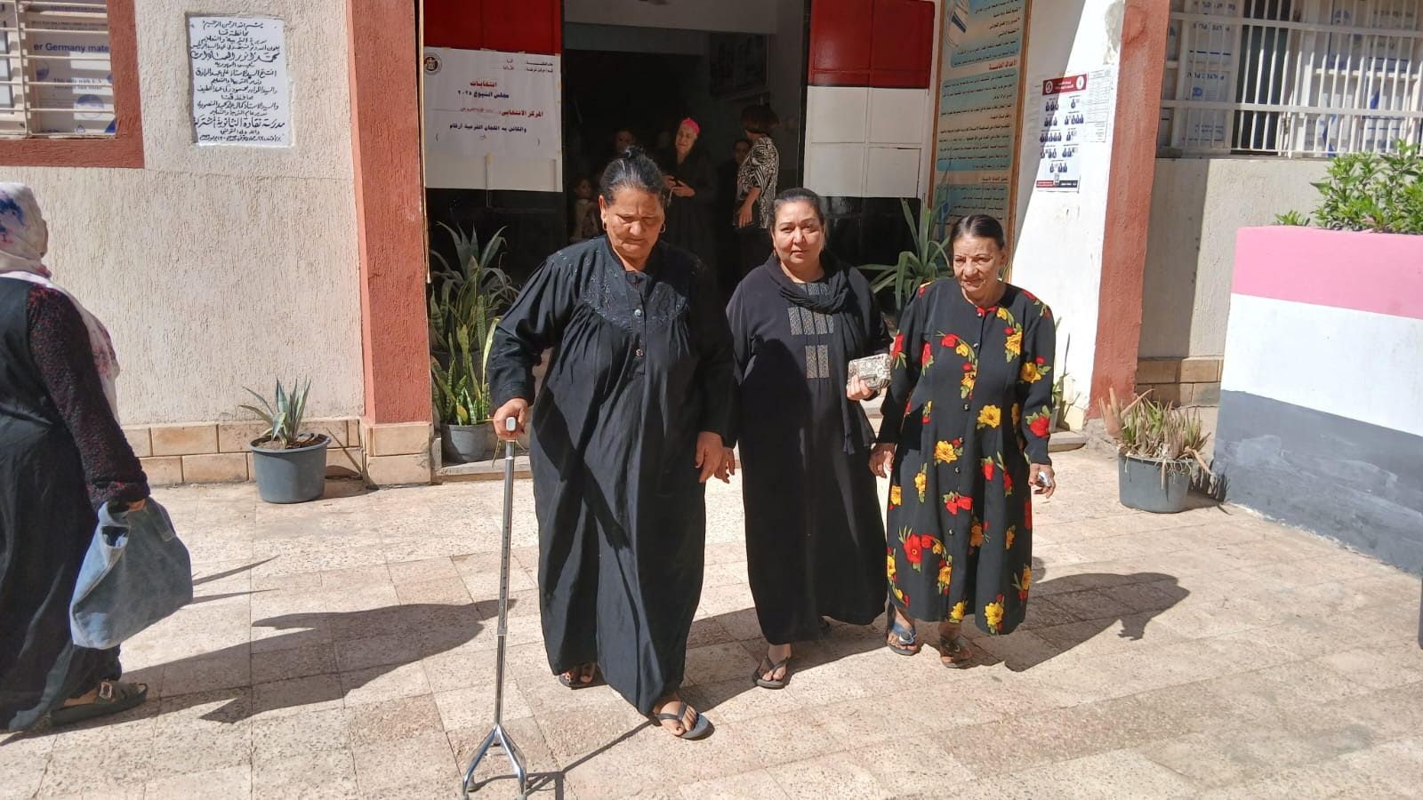 كبار السن من السيدات فى لجان قنا كبار السن من السيدات فى لجان قنا