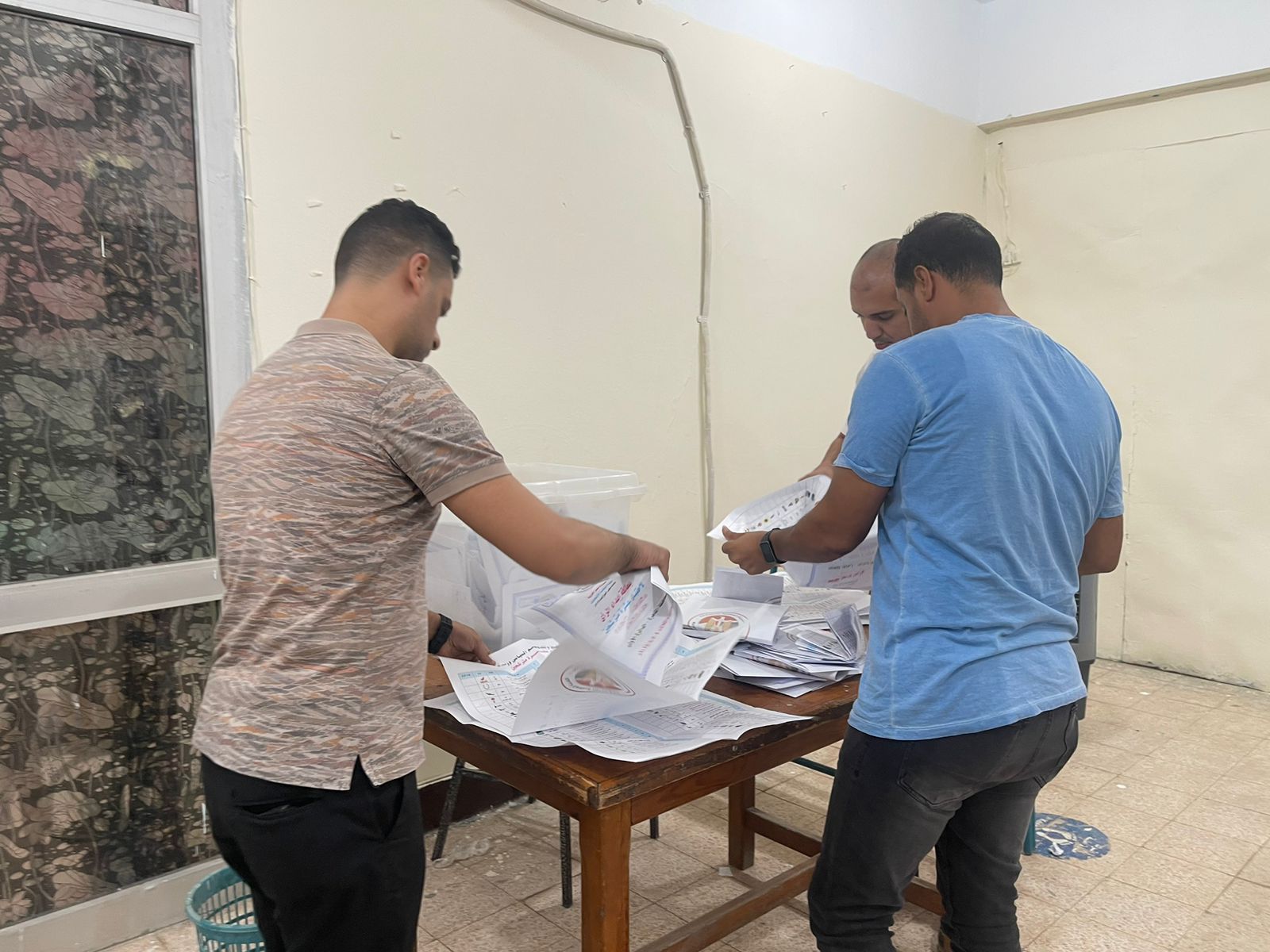 بدء عمليات الفرز بدء عمليات الفرز