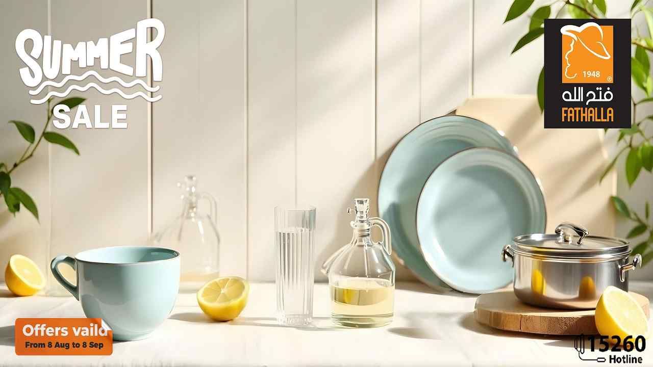 عروض فتح الله ماركت من 8 اغسطس حتى 8 سبتمبر 2025 تخفيضات الصيف