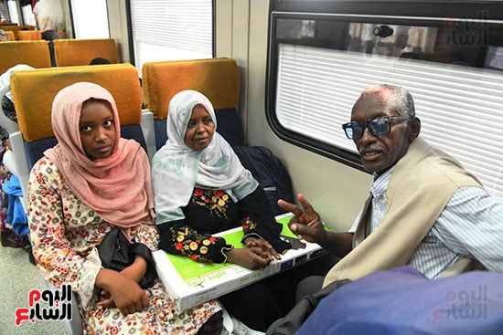 قطار العودة للسودان ينطلق من محطة مصر (1)