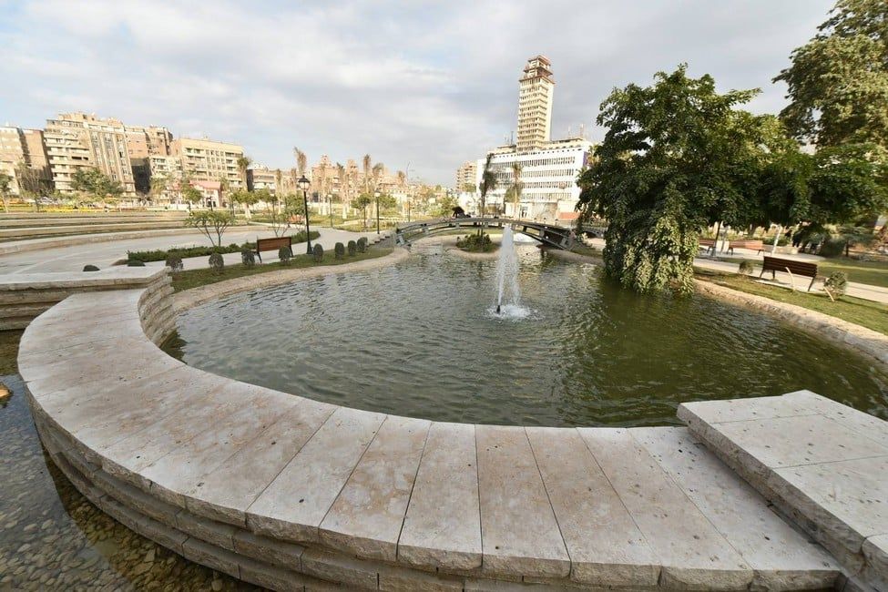 نافورة حديقة الأزبكية (1)