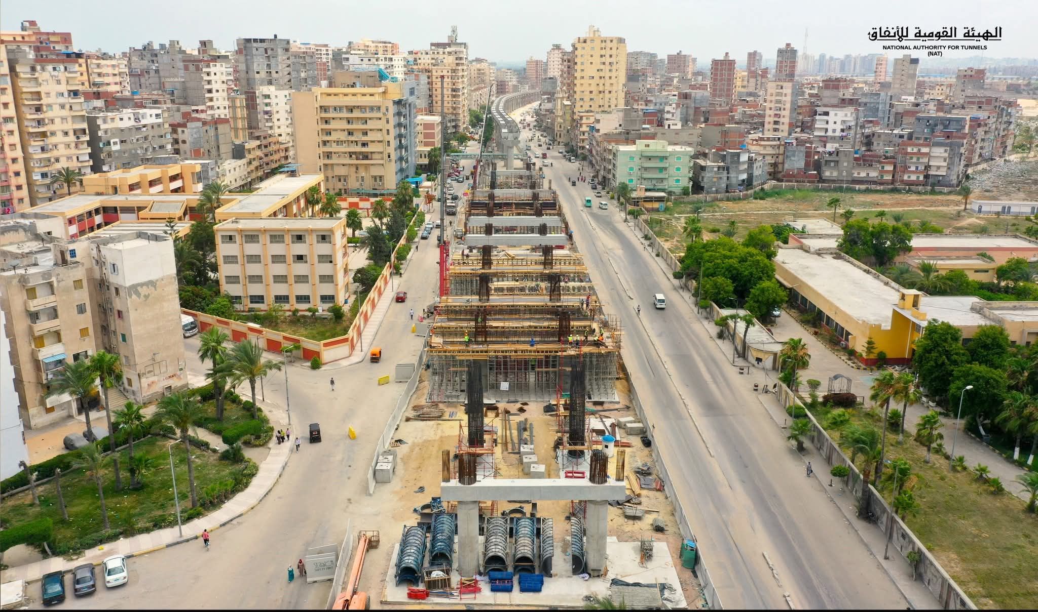 أعمال المرحلة الإنشائية لمشروع مترو الإسكندرية (4) أعمال المرحلة الإنشائية لمشروع مترو الإسكندرية (4)