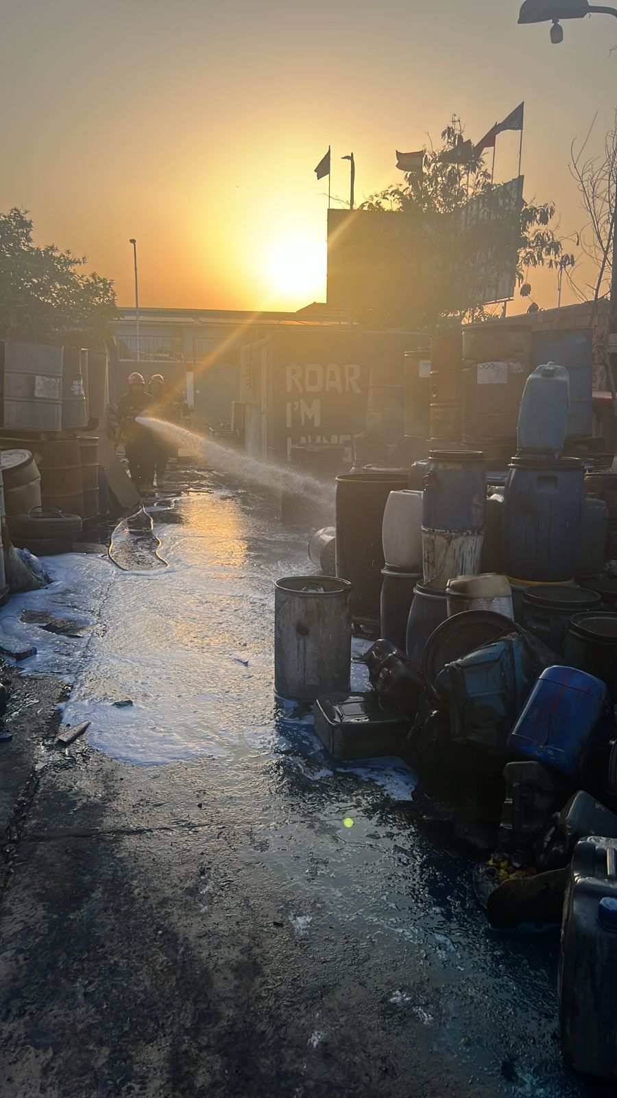 حريق مصنع مدينة بدر حريق مصنع مدينة بدر