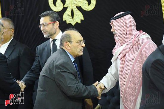 حضور عزاء والد العامرى فاروق (1)