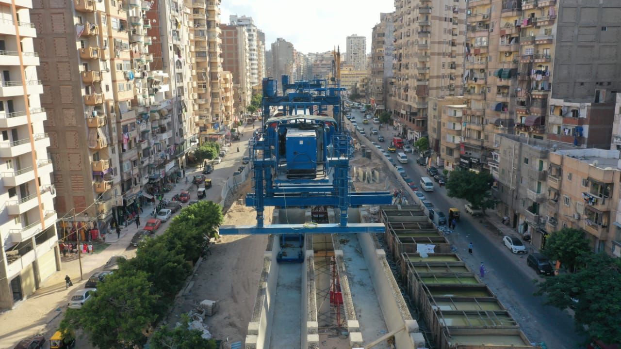 أعمال تركيب الكمرات (7) أعمال تركيب الكمرات (7)