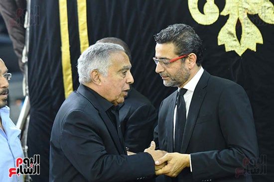 حضور عزاء والد العامرى فاروق (4)