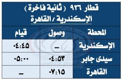 مواعيد القطارات (1) مواعيد القطارات (1)