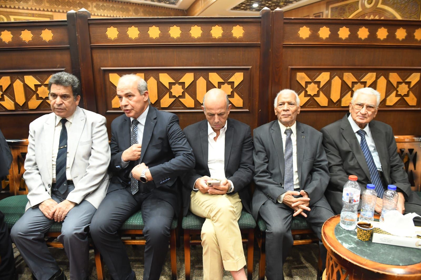 جانب من عزاء الدكتور على المصيلحى