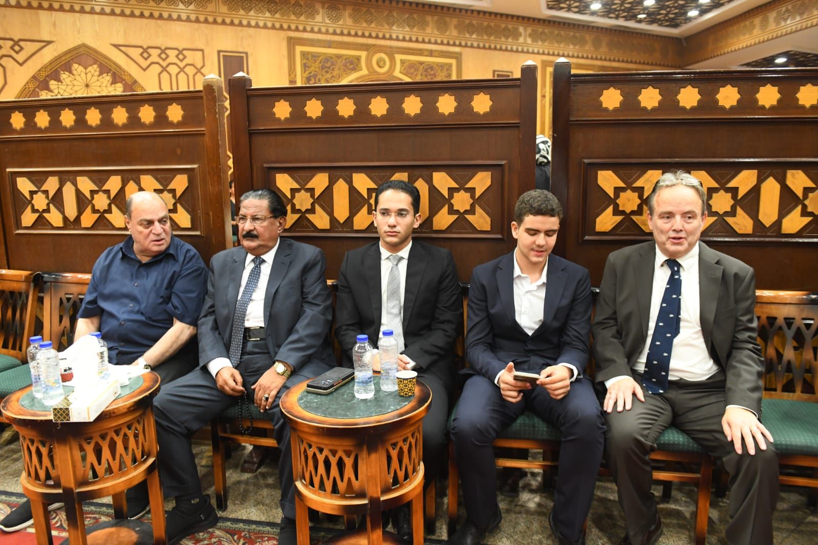 جانب من عزاء الدكتور على المصيلحى وزير التموين والتجارة الداخلية السابق
