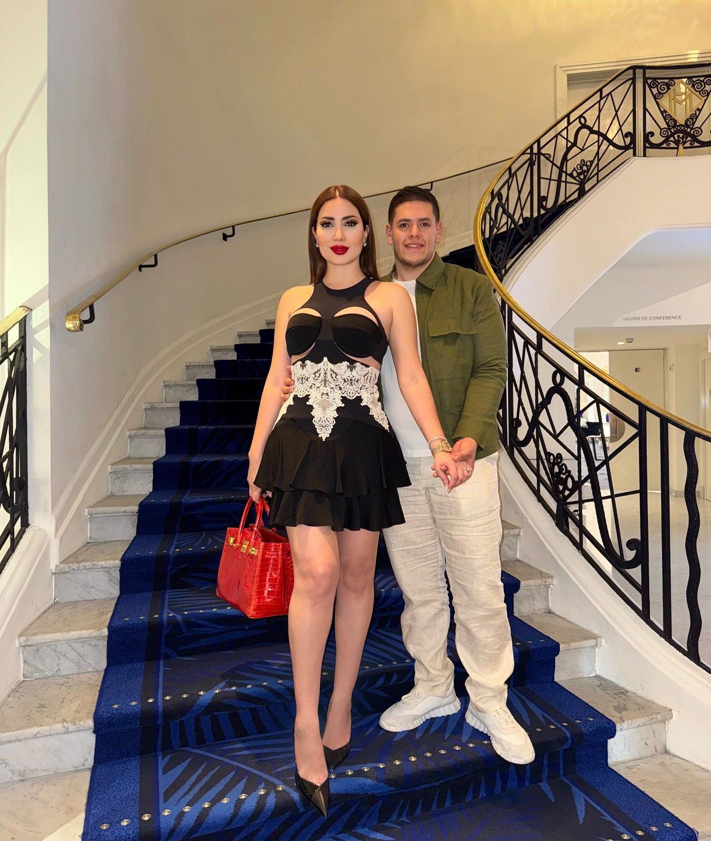 نسرين طافش وزوجها أحمد جوهر