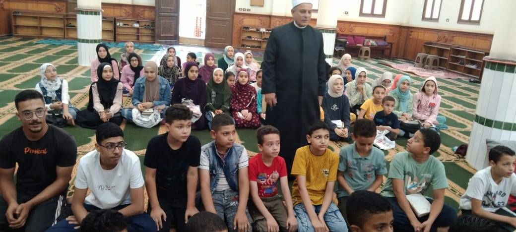 الشيخ معين رمضان وكيل وزارة أوقاف كفر الشيخ خلال لقاء الاطفال الشيخ معين رمضان وكيل وزارة أوقاف كفر الشيخ خلال لقاء الاطفال