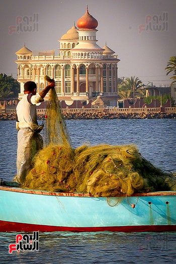 صيادين بحيرة قارون