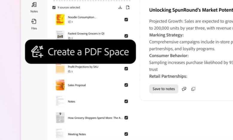 أدوبي تطلق Acrobat Studio.. منصة جديدة لإدارة ملفات PDF بالذكاء الاصطناعي