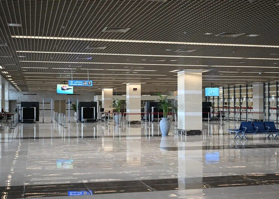 صالات المطار بعد التطوير صالات المطار بعد التطوير
