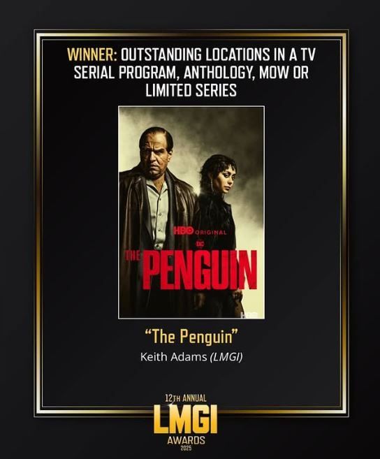 The Penguin و The Studio،حفل جوائز نقابة مديري المواقع الدولية،جوائز LMGI،لجنة مصر للأفلام،سينما، Fountain of Youth The Penguin و The Studio،حفل جوائز نقابة مديري المواقع الدولية،جوائز LMGI،لجنة مصر للأفلام،سينما، Fountain of Youth