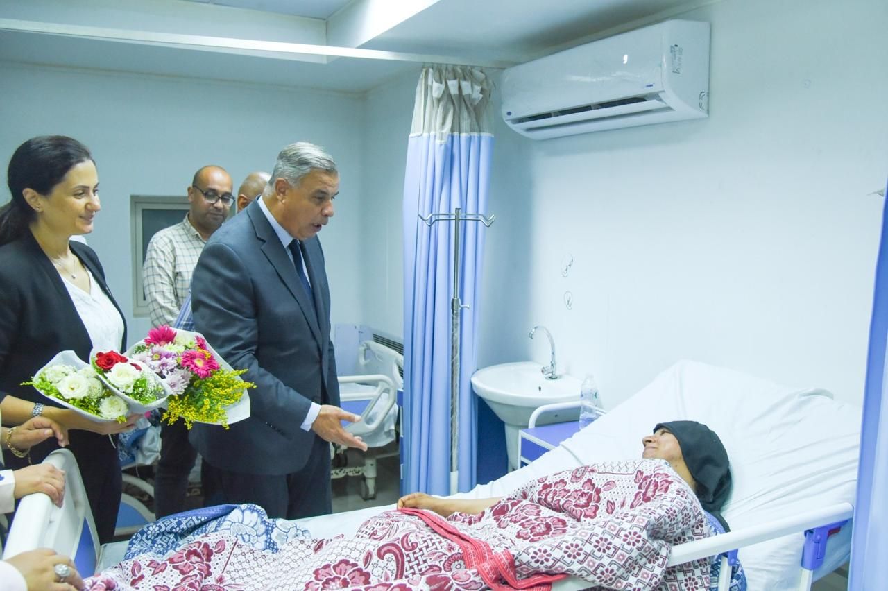 زيارة المحافظ للمصابين زيارة المحافظ للمصابين