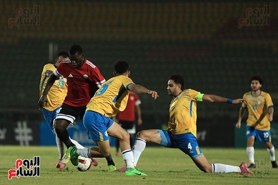 جانب من المباراة جانب من المباراة