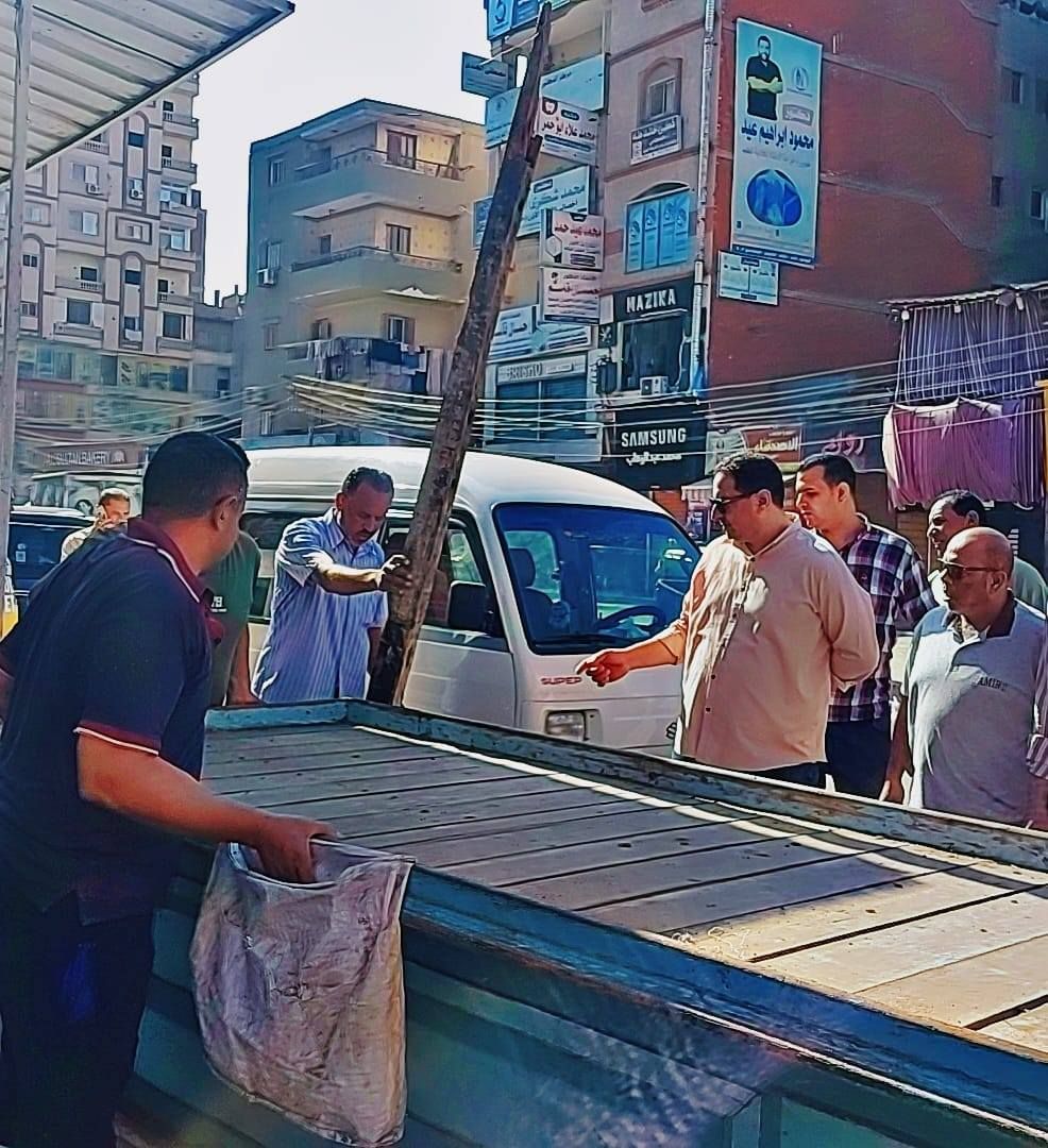 رفع الاشغالات بمركز ومدينة بسيون (6) رفع الاشغالات بمركز ومدينة بسيون (6)