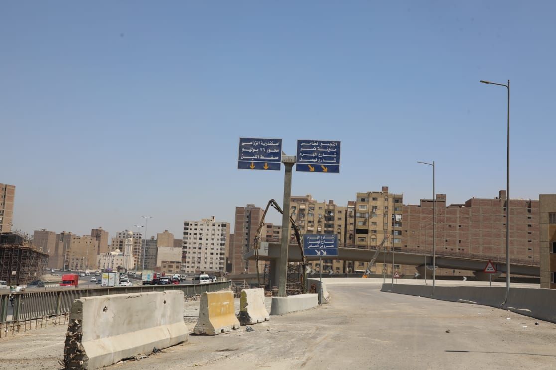 تشغيل وصلة محور عمرو بن العاص الرابطة بين الطريق الدائرى الشمالى والجنوبى تجريبيًا تشغيل وصلة محور عمرو بن العاص الرابطة بين الطريق الدائرى الشمالى والجنوبى تجريبيًا