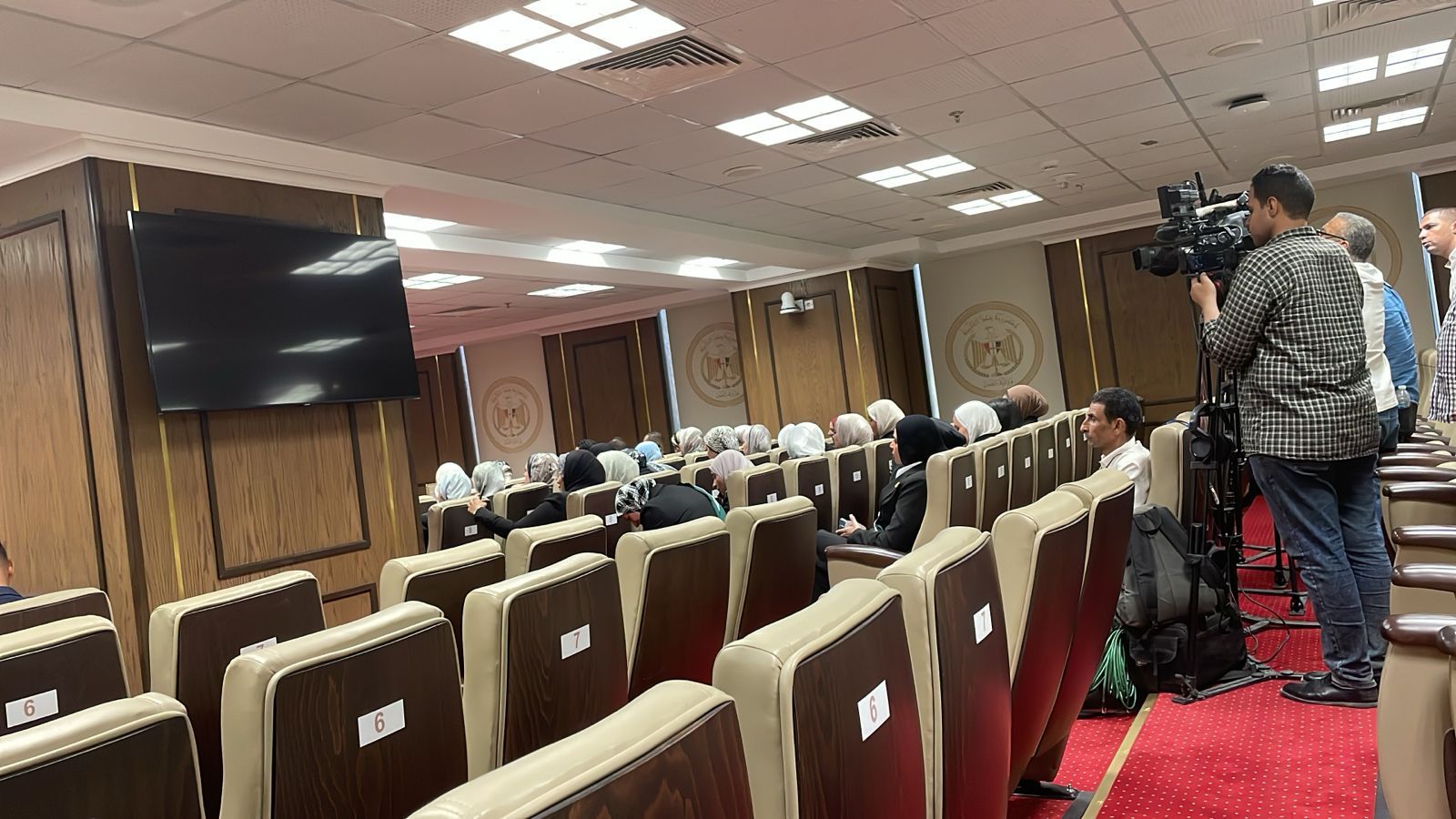 وصول وزير العدل ورئيس قضايا الدولة لحضور مراسم حلف اليمين لأعضاء الهيئة الجدد (3) وصول وزير العدل ورئيس قضايا الدولة لحضور مراسم حلف اليمين لأعضاء الهيئة الجدد (3)