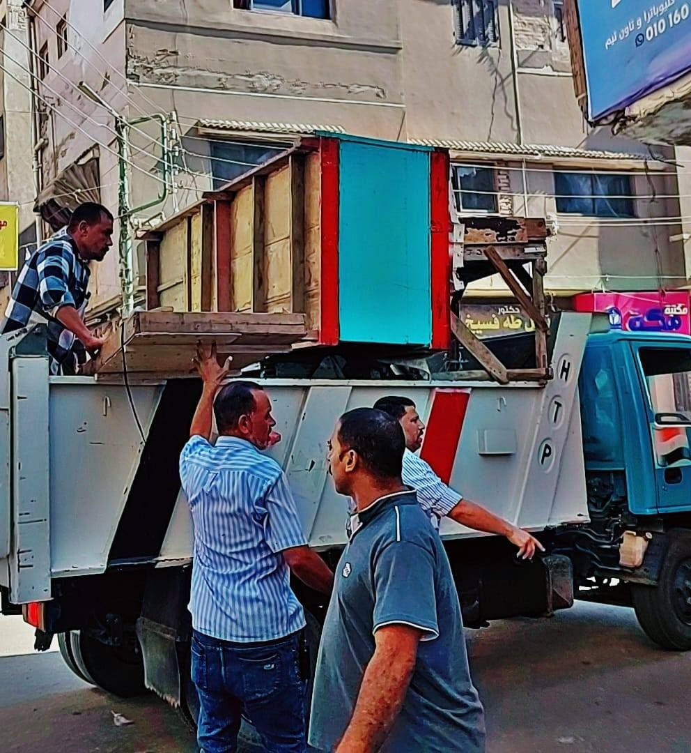 رفع الاشغالات بمركز ومدينة بسيون (1) رفع الاشغالات بمركز ومدينة بسيون (1)