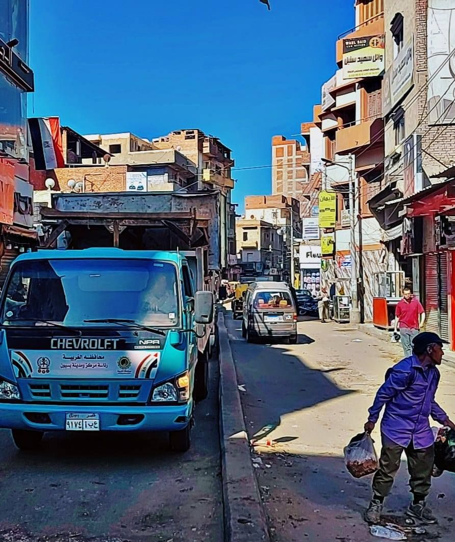رفع الاشغالات بمركز ومدينة بسيون (3) رفع الاشغالات بمركز ومدينة بسيون (3)