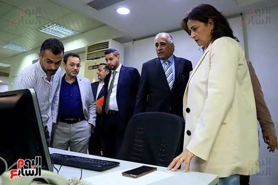 وفد إعلامي بحريني يزور اليوم السابع (14)